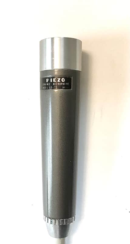 Vintage 1960's Piezo DX-75 HiZ Dynamic Microphone- Harmonica Mic