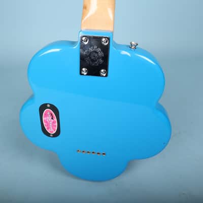 Debutante Daisy Rock Electric Guitar Short Scale 💙 Blue Flower image 7