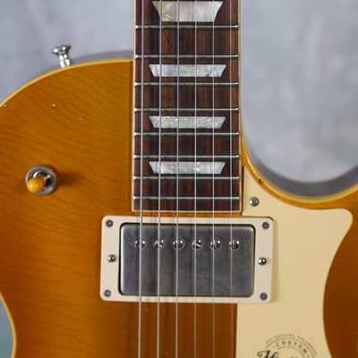Heritage Custom Shop Core Collection H-150 Electric Guitar with Case 2023 - Gold Top Artisan Aged image 7