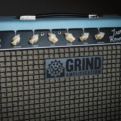 Grind Amplification Trenton Reverb - (TR20) 2024 - Carolina Blue Tolex image 2