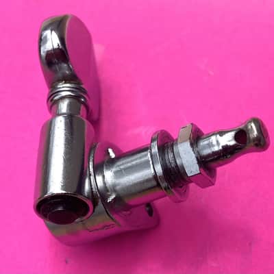 Grover- Pat. Pend tuner,  treble side, chrome, VINTAGE image 3