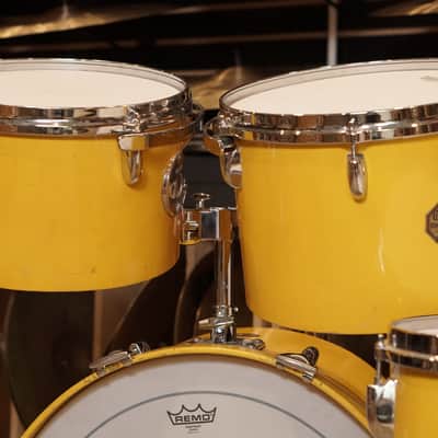Gretsch 12/13/16/22" Drum Set - 1970s Yellow Lacquer image 17