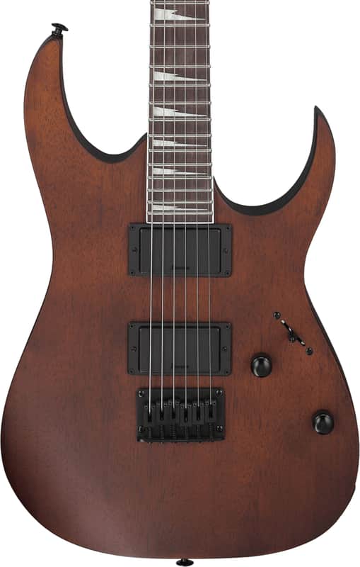 Ibanez GRG121DX Gio Electric Guitar, Purpleheart Fingerboard, Walnut Flat image 1