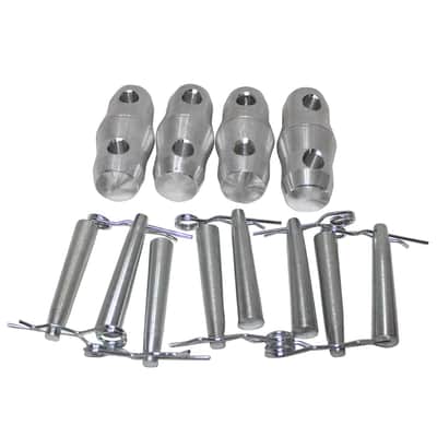 Pro X Set of (4) F34 Double Sided Conical Couplers with connectors and pins image 2