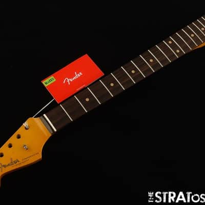LEFTY Fender AV II American Vintage 61 Strat NECK, 1961 Stratocaster Rosewood image 2