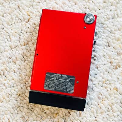 [RARE] Sony WM F101 Walkman Cassette Player, Beautiful Red !! Tested & Running !! image 5