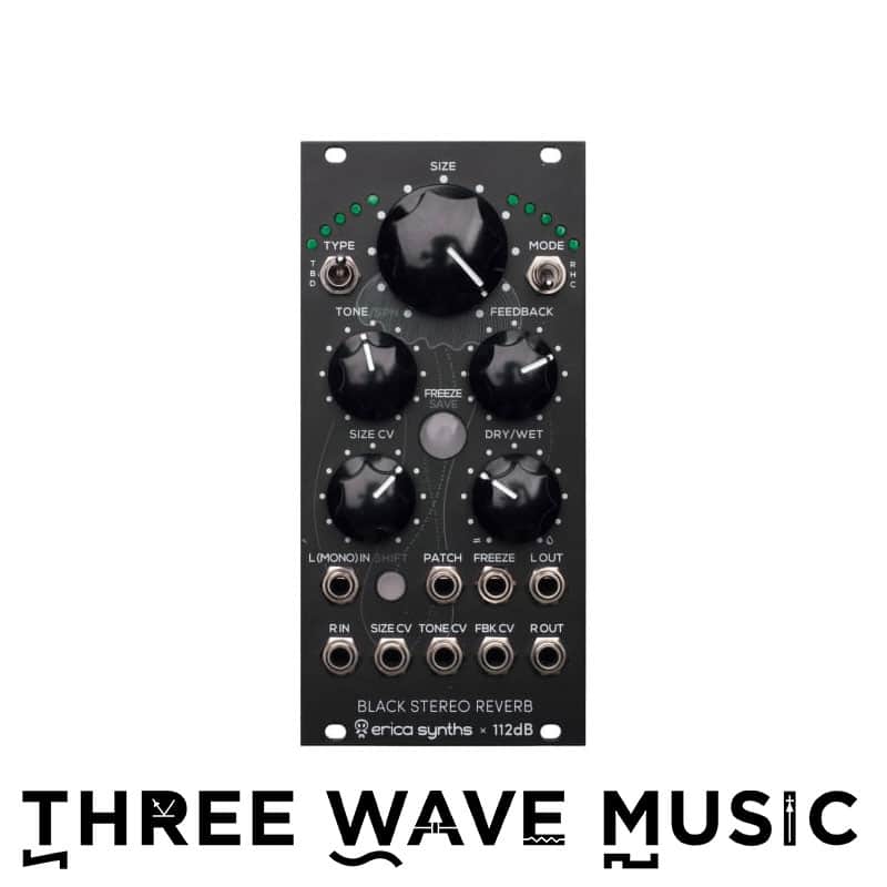 Erica Synths Black Stereo Reverb [Three Wave Music] image 1