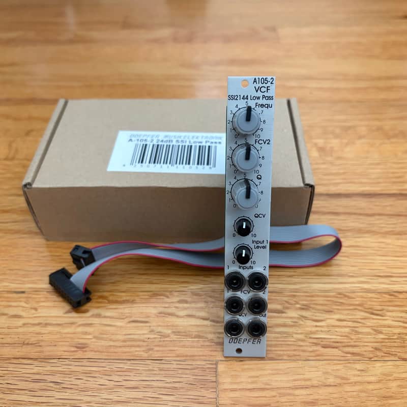 Doepfer A-105-2 24dB SSI Low Pass Filter - Silver image 1