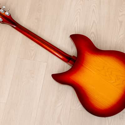 1987 Rickenbacker 1998PT Pete Townshend Signature Rose Morris Model Fireglo w/ Case, 1 of 250 image 16