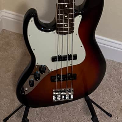Fender American Professional Jazz Bass with Rosewood Fretboard Left-Handed 2017 - 2019 - 3-Color Sunburst image 1