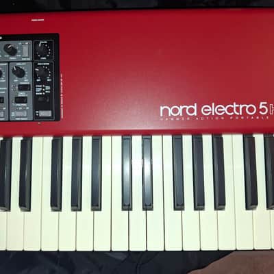 Nord Electro 5 HP73 + factory legs/stand + gig bag + V2 music stand image 11