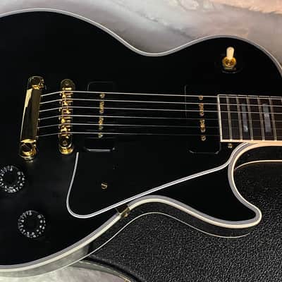 NEW! Gibson Les Paul Custom - Dealer Select - P90 Pick-Ups - VOS Ebony Finish - Custom Shop M2M - Authorized Dealer - 9.7 lbs - G07008 image 5
