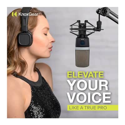 Immagine Knox Gear Microphone Shock Mount for 25mm to 28mm Handheld Microphones - 6