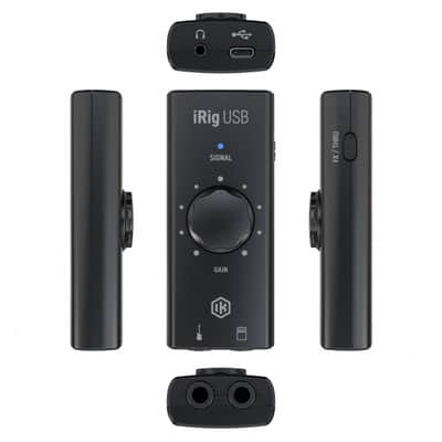 IK Multimedia iRig USB USB-C Guitar Recording Interface image 6