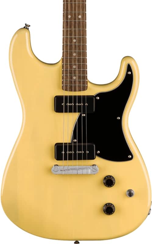 Squier Paranormal Strat-O-Sonic Laurel Fingerboard Vintage Blonde image 1