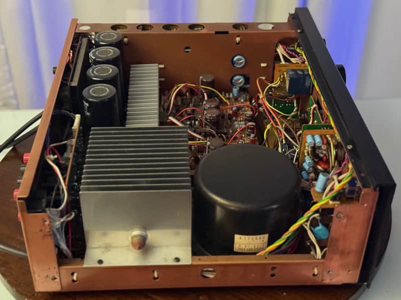 🎶✨ Sansui AU-D707G Extra Integrated Amplifier w/ Wood Cabinet