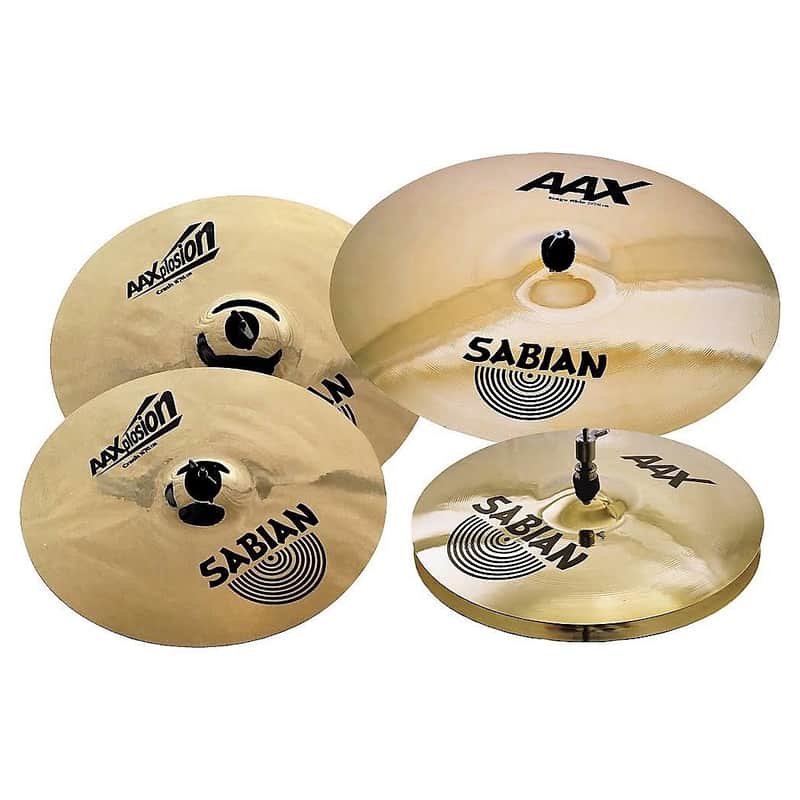 Sabian 25005XB Raw Xplosion 14/16/21/18" Cymbal Pack image 1