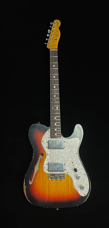 FENDER CUSTOM SHOP LIMITED EDITION 1964 "BOBBED" TELECASTER THINLINE RELIC - 3TSB