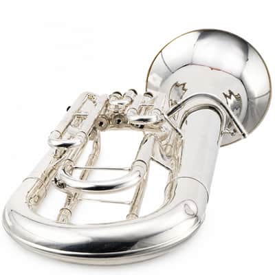 Jupiter JEP-470S Intermediate Bb Euphonium in Silver Plate SN D01052 image 14
