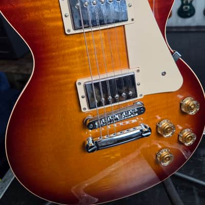 Used Gibson Les Paul Traditional Iced Tea Burst w/case image 10