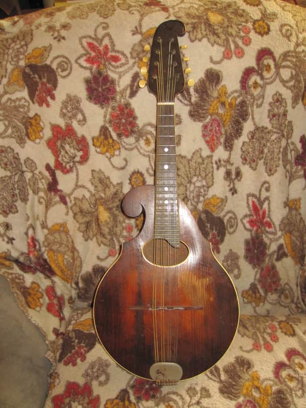 Regal F-Style Mandolin Reverse Scroll 2 point image 1