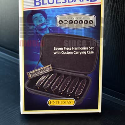 Hohner Blues Band Harmonica - Set - Keys C/D/E/F/G/A/Bb - In Case image 2