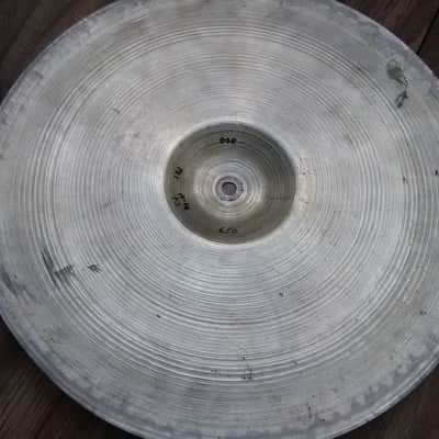Zildjian Avedis 14" Trans Stamp T3  Hi Hat pair - early 1950's - THIN 650/689 g image 9