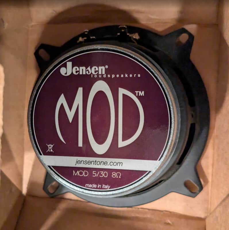 NEW Jensen MOD 5-30 5" 30-Watt 8ohm Guitar Speaker 2010s - Black image 1