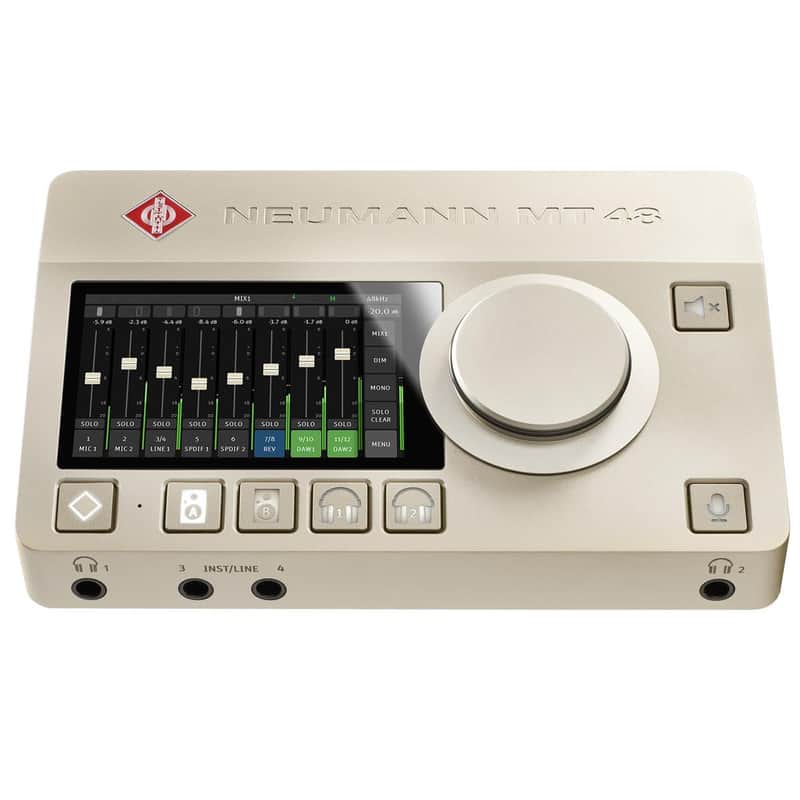 Neumann MT 48 US - Premium USB-C Audio Interface with Touchscreen Control, AES67, MIDI Interface, & ADAT/S/PDIF Expansion Connectivity image 1