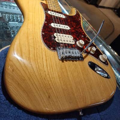 2000 Fender American Deluxe Fat Stratocaster Natural Ash Maple Mini Floyd Rose OHSC Free Ship! image 1