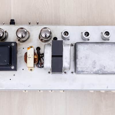 1961 Fender Bassman 6G6 Blonde Brown Panel Vintage Piggyback Tube Amp 2x12 w/ Oxford 12M6 & Victoria Covers image 16