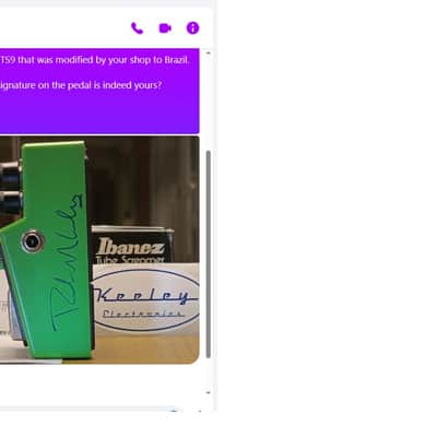 Ibanez TS9 Tube Screamer Keeley mod (Signed by Robert Keeley) image 8