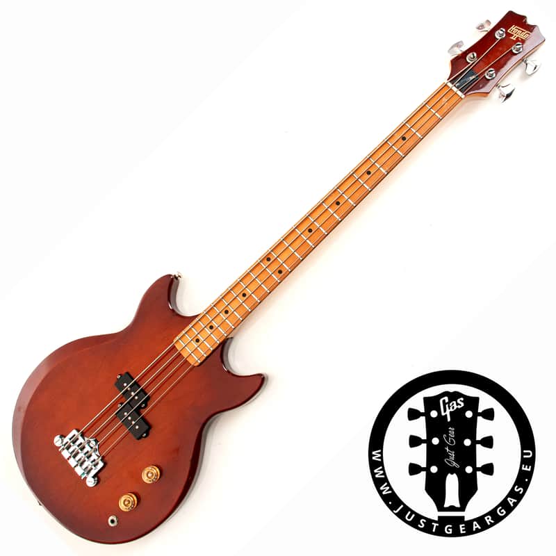 Hondo II Professional H-1015 Walnut - Made in Japan - Medium Scale bass image 1