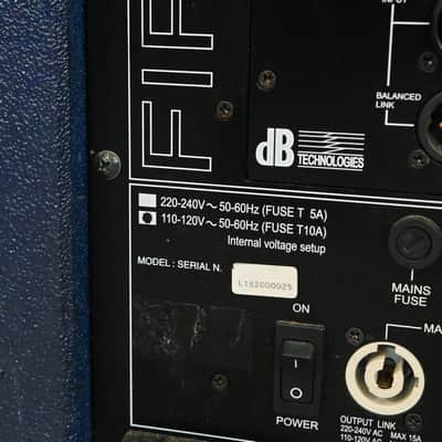 dB Technologies FL15 Fifty Line 15" Active Mid-Bass PA Speaker CG01TH5 image 8