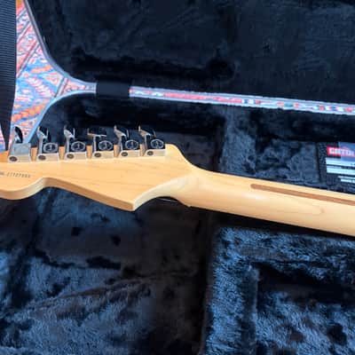 2002 Fender Highway One Stratocaster with Maple Fretboard - Crimson Red Transparent image 8