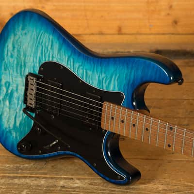 Schecter Traditional Pro - Roasted Maple - Transparent Blue Burst *B-Stock* image 5