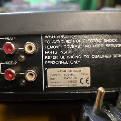Ecler MAC 55 – Professional 5-Channel Mixing Unit image 6