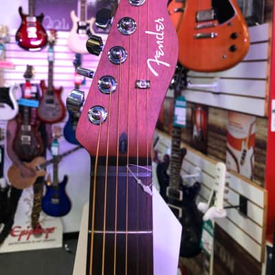 Fender Acoustasonic Standard Telecaster Acoustic Electric, Aged Natural image 6