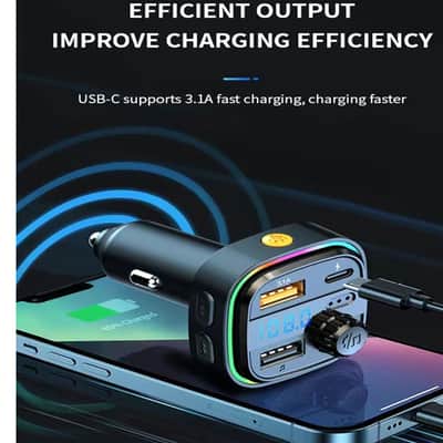 Audio FM Transmitter 88Mhz to 108MHz 12V 120V 240V Compatible Play Your Masters Mixes to Any Boombox, Clock Radio, Home Stereo Receiver, Car Stereo, etc. USB Charger & MP3 Media Playback Functions Includes 120V-240V Power Adapter image 5