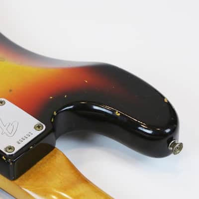 1966 Fender Precision P Bass Vintage 100% All Original Left-Handed Sunburst Lefty ‘66 P-Bass with Vintage No Logo Pre-CBS Hard Case image 18