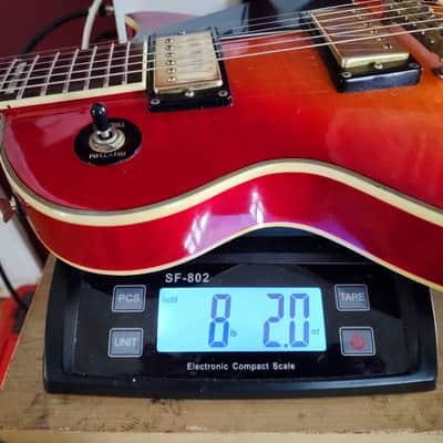 Jay Turser single-cut Les Paul  2010s - orange burst image 10