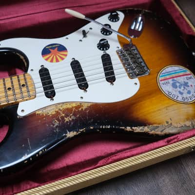 Fender Stratocaster '55 Relic - Jason Smith Masterbuilt (2023) - Sunburst image 5