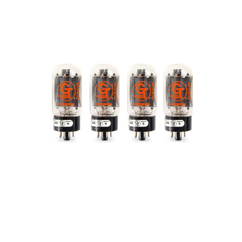 Groove Tubes GT-6L6-GE Gold Series Medium Output Power Tubes - Matched Quartet image 1
