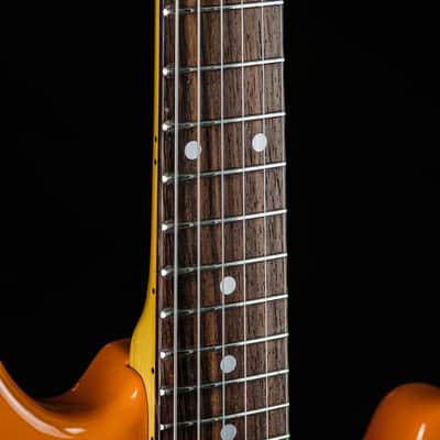 2007 Fender MG-73 CO Competition Mustang Reissue competition capri orange image 5
