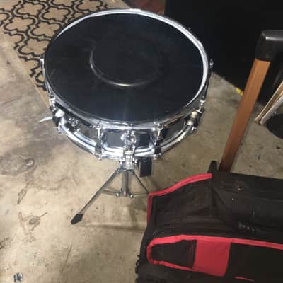 Ludwig Snare Drum Chrome over Steel Black & White Badge image 3