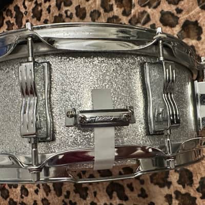 [80s] Ludwig Classic Maple Snare Drum 14*5 Silver Sparkle image 3