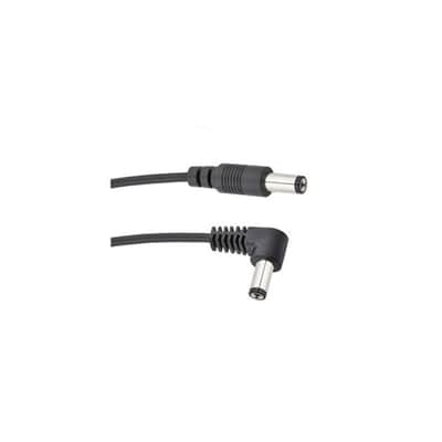 Voodoo Lab PPBAR-RS - 2.1mm Straight to R/A Barrel Cable Centre Negative Polarity - 46cm image 3