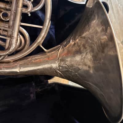 C. G. Conn Silver 6D Double French horn. Made in USA image 13