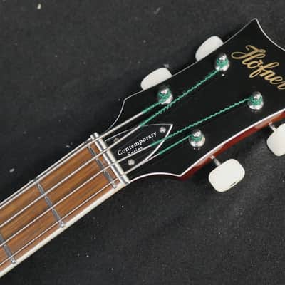Hofner HCT-500/1-SB Contemporary Series VIOLIN Beatle Bass GREAT Brown Sunburst Vintage Look with Tea Cup Knobs image 5