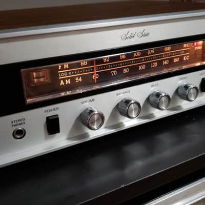 Automatic Radio HMX-4000 AM/FM Receiver with 8 Track 1970 Brushed Aluminum and Wood image 10